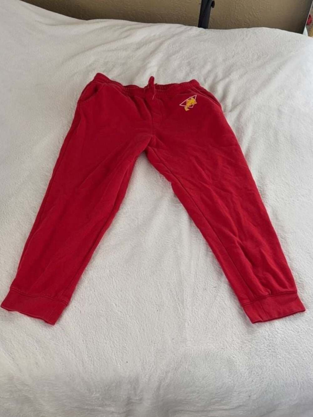 Pokémon Center Pikachu Red Jogger Sweatpants Size Large